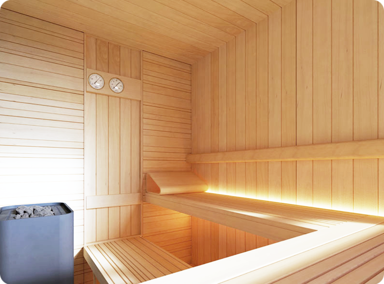 Ruang Sauna dan Steam MAXER